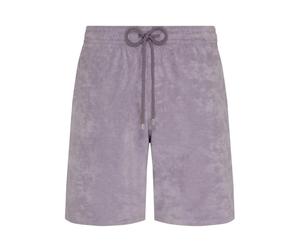 Vilebrequin - Terry Bermuda Shorts Solid - Homme - Shorts - Violet - Taille: L
