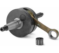 Vilebrequin TNT Standard avec roulement à aiguilles Roulement d'axe de piston pour Piaggio Easy Moving, Derbi Bullet Italjet Jet-Set Gilera Typhoon-X Aprilia Scarabeo Storm Bj. 1991 - 2018