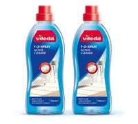 Vileda 1-2 Spray Lot de 2 nettoyants liquides pour pour Le Sol 750 ML