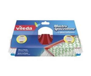Vileda 129414 mastrospazzolone rechange et aux fibres inclinées et système bloccapanno G