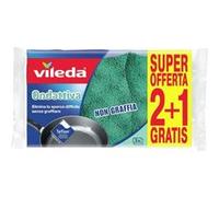 Vileda 139181 éponge Rectangulaire Microfibre Vert 3 pièce(s) Vert G