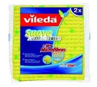 Vileda - Chiffons doux UltraFresh - Traitement antibactérien - 34 x 34 cm - Lot de 2