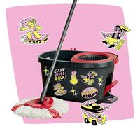 Vileda 183681 Vileda TURBO MY STYLE Box - Cleaning Lovers Kit complet de ventouses anthracite, rouge 1 pc(s)