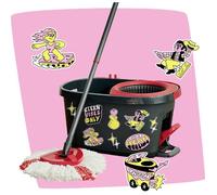 Vileda 183681 Vileda TURBO MY STYLE Box - Cleaning Lovers Kit complet de ventouses anthracite, rouge 1 pc(s)
