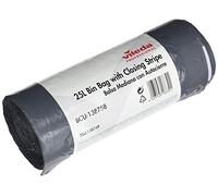 Vileda 235122 - Rouleau de sacs à déchets moyennes auto fermeture, gris