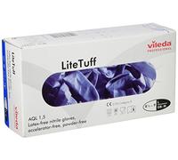 Vileda 235660 - Gants Litetuff nitrile taille grande - Boîte de 100