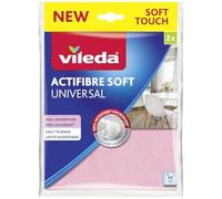 Vileda Actifaser Chiffons Multi-Usager pour un nettoyage sans traces, lot de 1 (1 x 2 pièces)