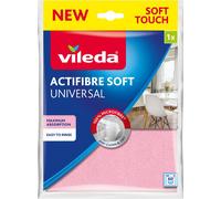Vileda Chiffon ACTIFIBRE Soft 1 – nettoie, absorbant, sans traces ni taches
