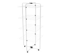 Vileda Adapto 4 | Séchoir à Linge Tour à 4 Niveaux | Joint modulable | Facile à déplacer| pour intérieur et extérieur | Pliable