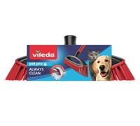 Vileda Brosse à poussière Always Clean Pet Pro sans manche Poils d'animaux en caoutchouc