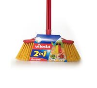 Vileda brosse balai extérieur 2 en1 Jardin + Poignée