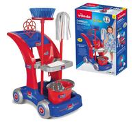 Vileda, Chariot ménage maxi, 7 pièces, Chariot Grand Modèle, avec accessoires, Dès 3 ans, VLE00