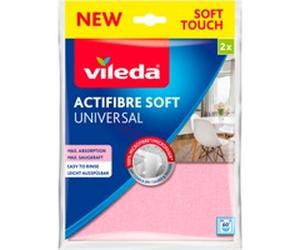 Vileda Chiffon polyvalent Actifibre Soft, lot de 2, Essuie-poussière