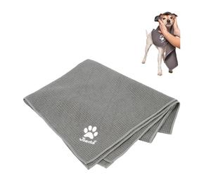 Vileda Chiffon pour animaux Pet Pro Taille M | Tissu en microfibre | Absorbe et sèche rapidement | Convient aux chiens et aux chats | Structure en nid d'abeille | Super propre et doux | Doux au