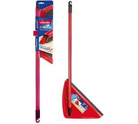 Vileda ""Duactiva Anti poussière Balai avec Manche télescopique, Plastique, Red, 8 x 28.5 x 81 cm 157590