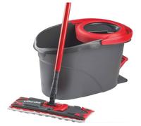 Vileda Easy Wring & Clean Ultra Mat, balai à plat et seau à pédale, système de nettoyage complet