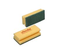 Vileda éponge de nettoyage scheuerstark 'Strong' 7 x 15 cm jaune/vert VE = 10 unités