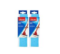Vileda Essuie-glaces Magic Mop 3 Action, bleu, lot de 2