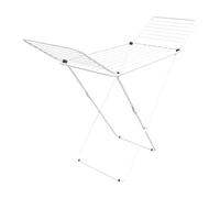 Vileda Étendoir à Linge d'intérieur Crono | Fils Anti-Plis XXL pour réduire Les Marques sur Le Linge | 20 mètres d'espace d'étendage | Roues de Transport à Pleine Charge | Jambes en X