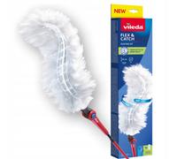 Vileda Flex&Catch balai dépoussiérant long manche 1 recharge incluse antidéra