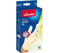 Gant de travail Vileda Lot de 10 gants jetables multilatex - Taille M-L