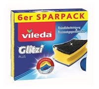Vileda glitzi plus 6 x eponge antibacterienne - lot de 4 (4 x 6 Pièces)