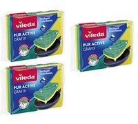 Vileda - Grafix éponges grattantes anti-rayures - Lot de 3 sachets de 2 pièces