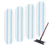 Vileda H2PrO 4 Pièces Lave-Vaisselle Sol Kit de Couvercle de remplacement, Microfibre Lave-vaisselle de remplacement pour lave-vaisselle de sol, Enlève la saleté dure, fixation simple au cadre