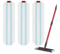 Vileda H2PrO Mop Mop Replacement Microfibre Mop Pads for O-Cedar H2prO Flat Mop - Suitable for Various Floor Materials- Pack of 3