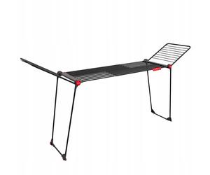 Vileda Infinity Flex Ultimate étendoir à linge noir 30 m² extensible roulettes