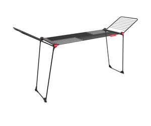 Vileda Infinity Flex Ultimate, Étendoir Télescopique Extensible, Grand Séchoir à Linge, Structure Extra Stable, Moins de Marques Grâce aux Tubes XXL, Ailes Hautes, Séchoir Déjà Assemblé