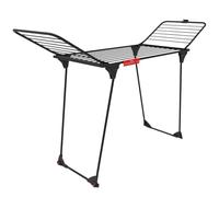 Vileda King Ultimate Black Indoor Clothes Airer - | Fils XXL Extra Epais Anti-Plis et Grande Stabilité, Acier et Aluminium Inoxydable, Séchoir à Linge Pliable Robuste et Stable