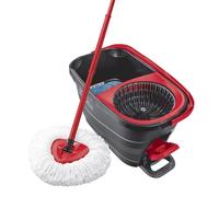 Vileda Kit Complet Seau À Pédale Turbo Smart Avec Strizzamocio Poignée Et Mop