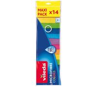 VILEDA - Lavette microfibre colors x 14