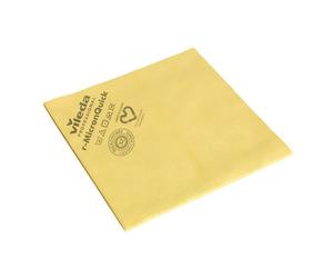 Vileda Lavette microfibre non tissée usage long - Jaune - Sachet de 5