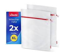 Vileda Lot de 2 filets à linge XL 50 x 60 cm - Sac à linge en polyester indéchirable avec fermeture éclair pour chemises, pulls, linge délicat, soutiens-gorge, sous-vêtements, jeans, vêtements de bébé