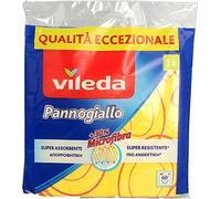Vileda Chiffons de nettoyage 151697 Microfibre, tissu non tissé Lot de 3 Jaune