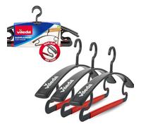 Vileda Lot de 3 cintres 3 en 1 - Antidérapants - Pivotant à 360 ° - Charge maximale : 5 kg