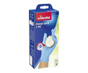 Vileda Lot de 40 gants jetables Food Safe 171013 S/M