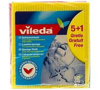 Vileda Lot de 5 chiffons éponge super absorbants 18 x 20 cm