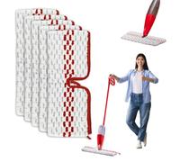 Vileda Lot de 5 serpillères de rechange pour 1 à 2 Spraymax, réutilisables, avec fonction de pulvérisation, serpillères lavables en microfibre, conviennent à tous les types de sols