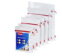 Vileda Lot de 7 filets à linge pour machine à laver en 4 tailles - Sacs à linge en polyester indéchirable avec fermeture éclair pour soutiens-gorge, lingerie, sous-vêtements, chaussettes, chemises