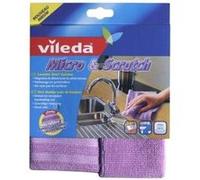 Lavette de cuisine 2 en 1 en microfibres 126585 V220621 - Vileda