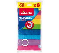 Lot de 8 Chiffons microfibres colorés multiusage