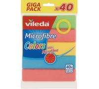 Vileda Microfibre Colors Paquet de 40 unitées