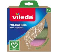 Vileda Lavette microfibre 100% recyclée – Lot de 3