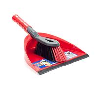 Vileda – Pelle et balayette – Set ramassette 2en1 – Rouge
