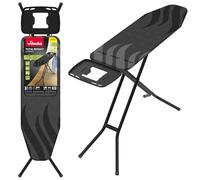 Vileda Planche à Repasser Total Reflect Ultimate, Repassage ultrarapide, Robustesse exceptionnelle, Large Surface de Repassage, Réglable en Hauteur, Repose-Fer XXL, Facile à Replier, Rangement Facile