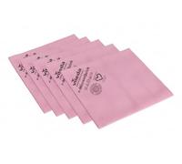 Vileda Professional Chiffon Microfibre r-MicronQuick Recyclée Multi-Surfaces, Ultra Absorbante, sans Trace, Lavable en Machine, pour la Cuisine, Les Vitres, Salle de Bain, 40x38cm, Lot 5, Rouge/Rose
