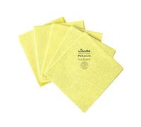 Vileda Professional,Lavette microfibre PVA Micro,Jaune,5 pcs,Zéro traces